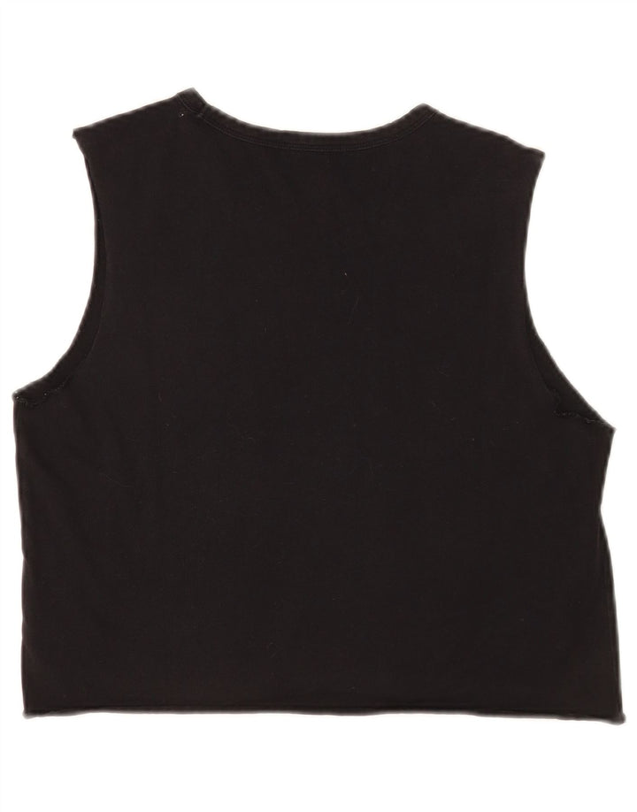 Vans Crop Vest Top pentru femei UK 12 Medium Black