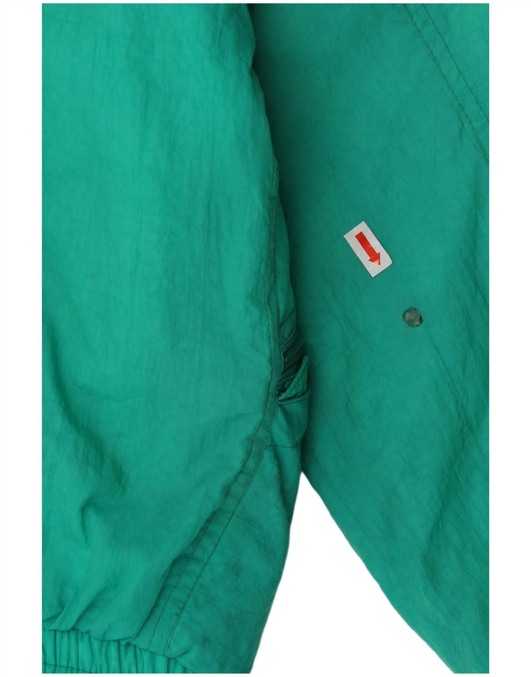 Jachetă de schi cu grafică supradimensionată pentru fete Belfe 10-11 ani Poliamidă verde anii 80