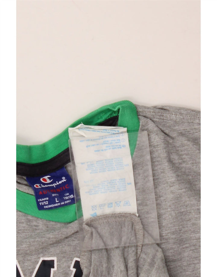 Vesta grafică CHAMPION Băieți Top 11-12 Ani Bumbac Gri