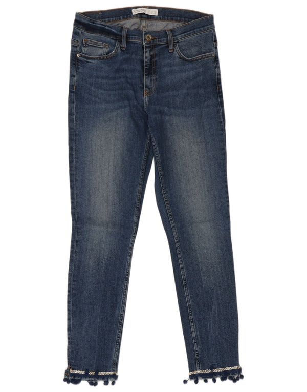Blugi slim dama Zara EU 38 Mici L28 L27 Bumbac albastru