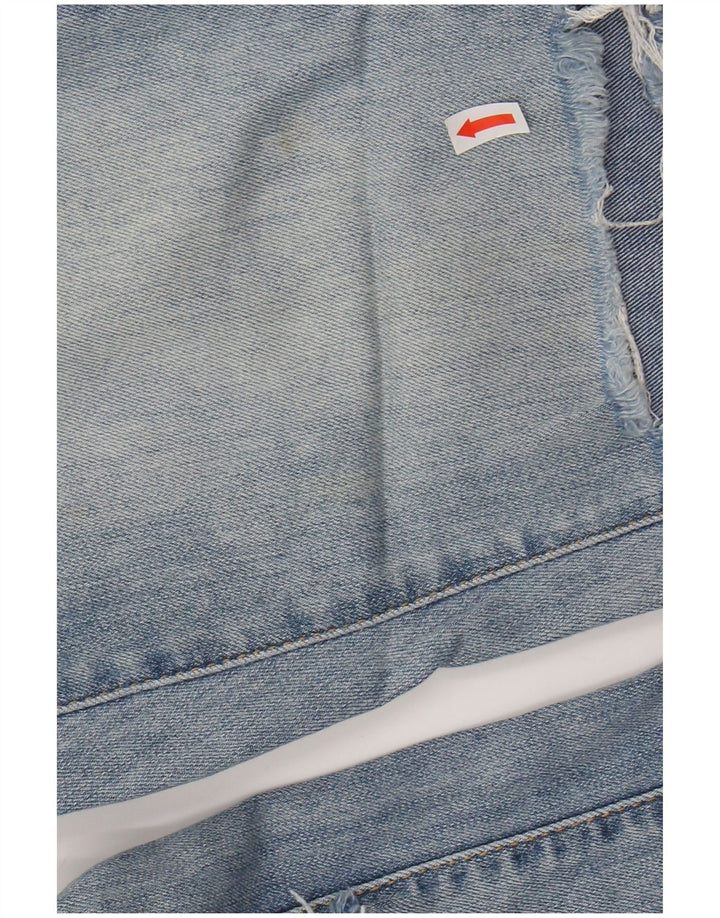 MOSSIMO Blugi jegging cu talie înaltă, învechiți, pentru femei US 6 Medium W28 L28 Blue