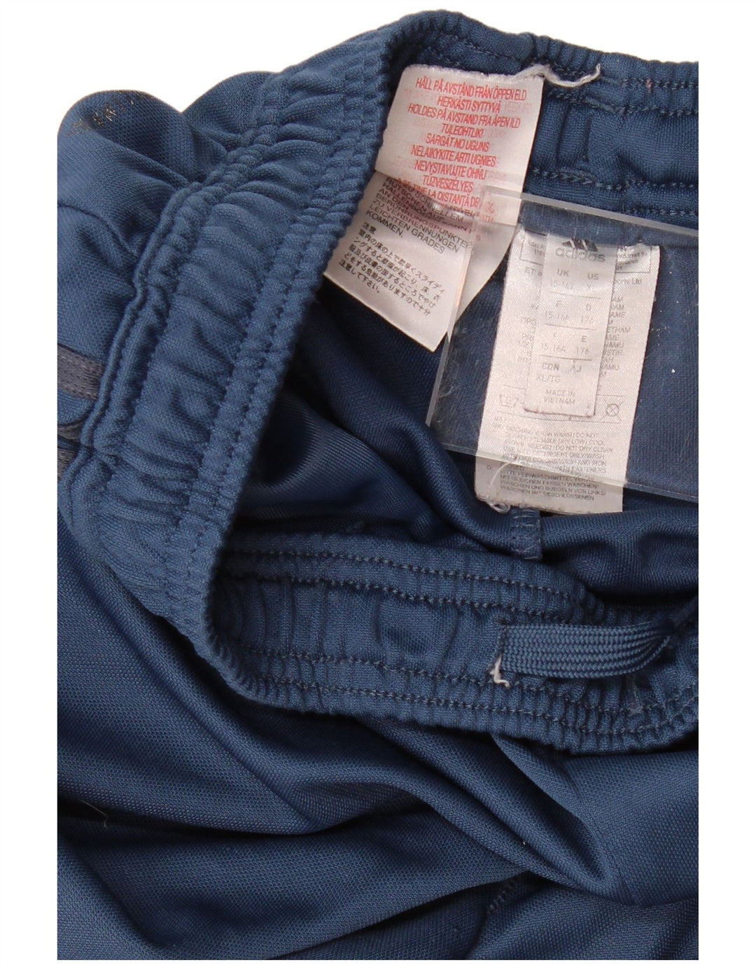 Pantaloni de trening ADIDAS pentru băieți FC Bayern Munchen, 15-16 ani, albastru