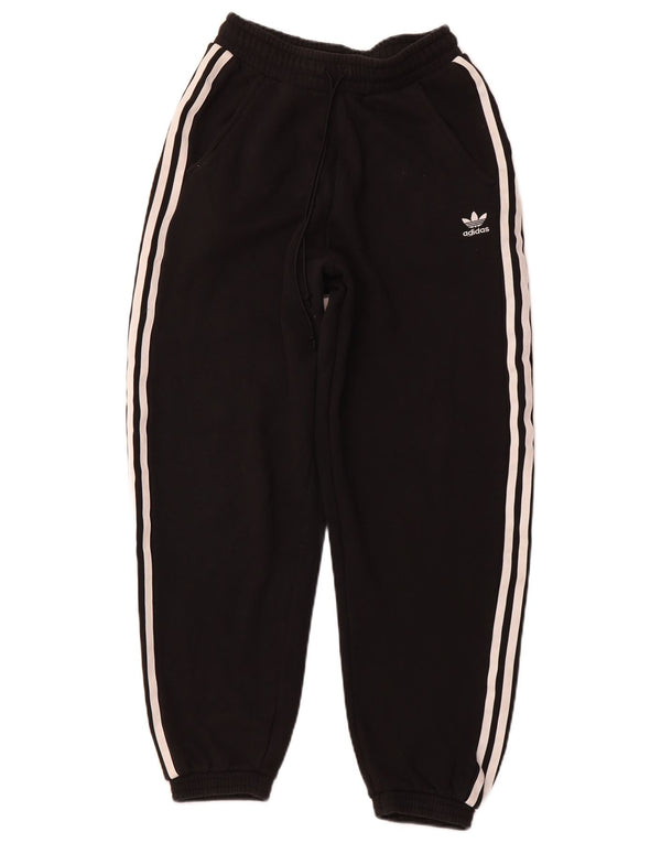 Pantaloni de trening pentru femei ADIDAS Joggeri UK 8 Bumbac negru mic