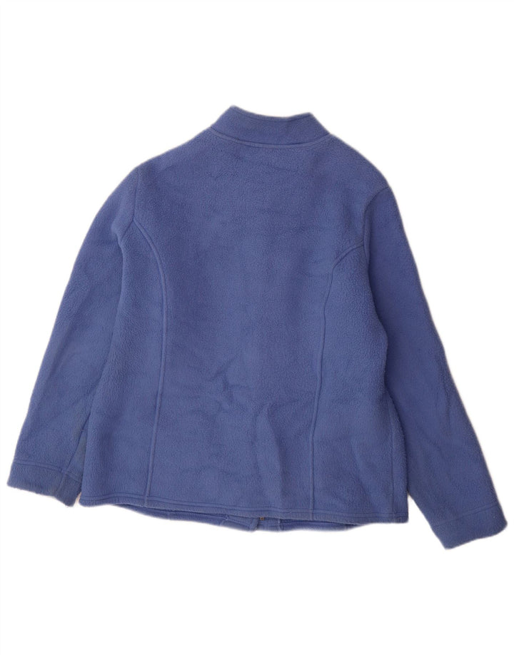 Jachetă fleece pentru femei Marks & Spencer UK 14, mare, albastru, poliester