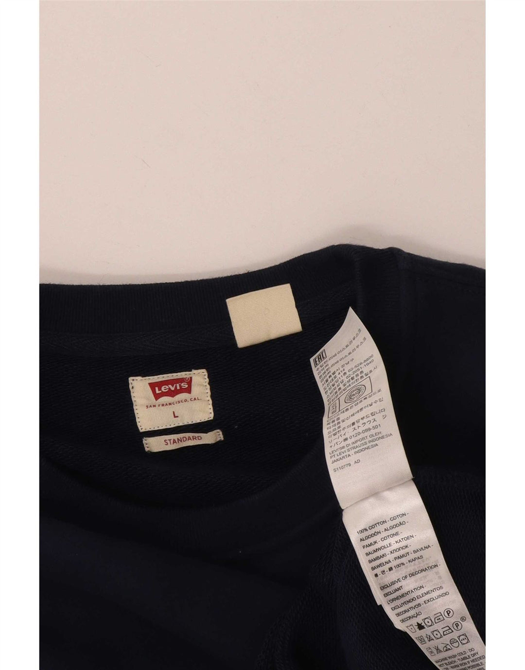 Pulover Levi's Standard pentru bărbați, mare, albastru, bumbac