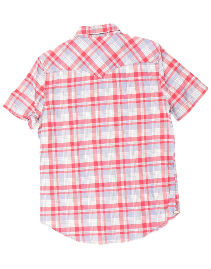 Cămașă cu mânecă scurtă Levi's pentru bărbați, bumbac roșu mediu cu mânecă