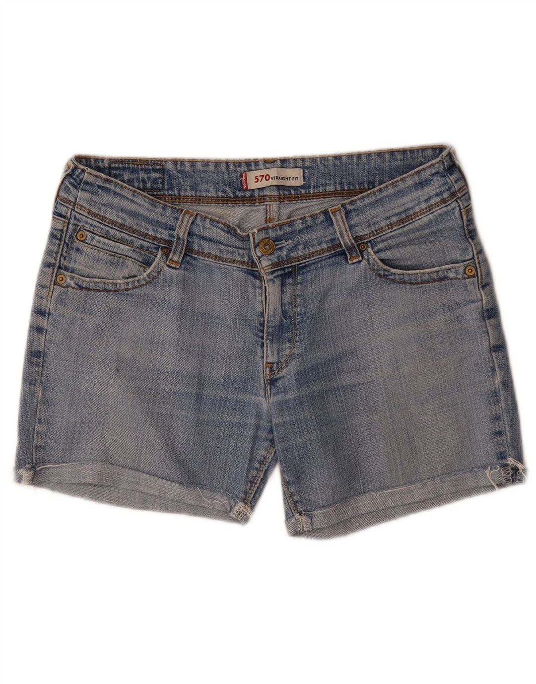 Pantaloni scurți Levi's 570 Denim W32 Large Blue Bumbac