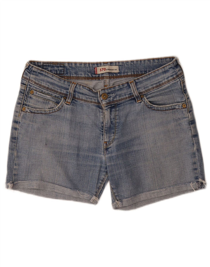 Pantaloni scurți Levi's 570 Denim W32 Large Blue Bumbac