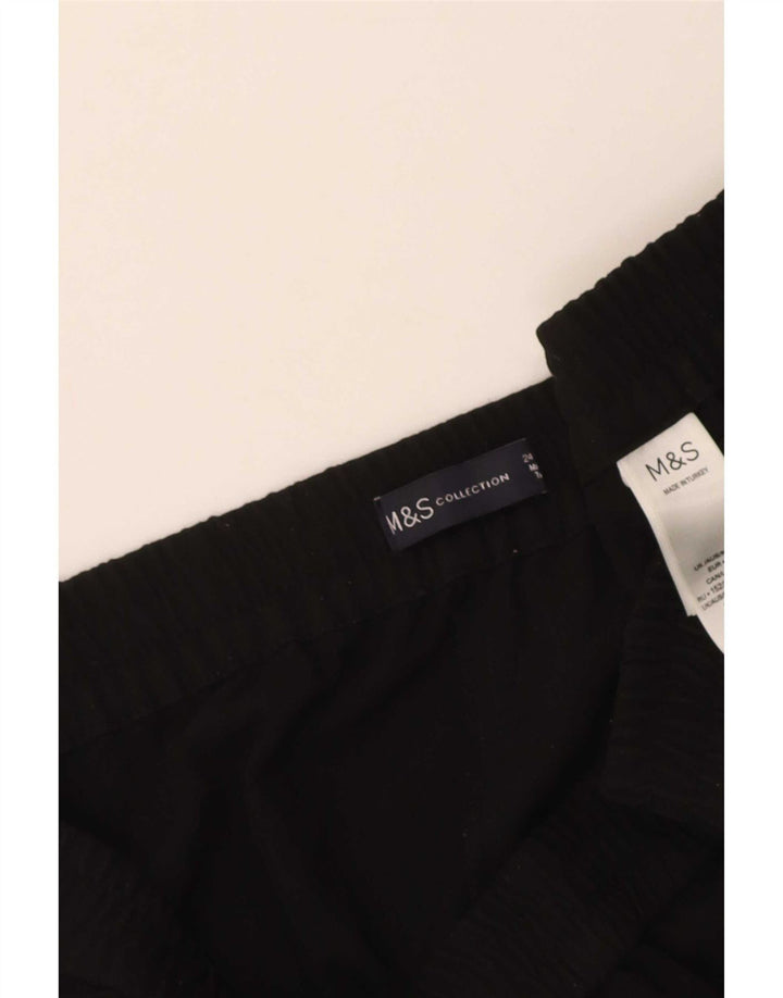 Pantaloni de trening pentru femei Marks & Spencer Crop UK 24 4XL Poliester negru