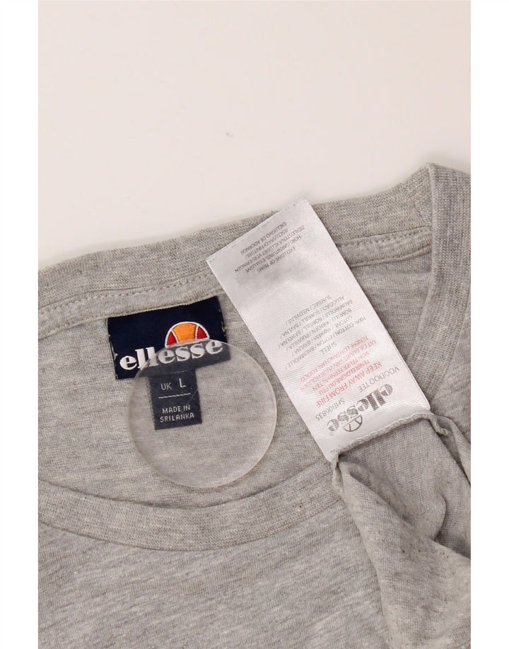 Tricou pentru bărbați Ellesse Top mare, gri bumbac cu pete