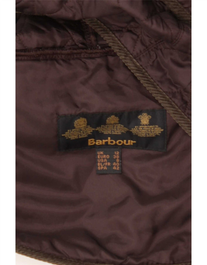 Jachetă matlasată Barbour pentru femei UK 12 Maro mediu Poliamidă