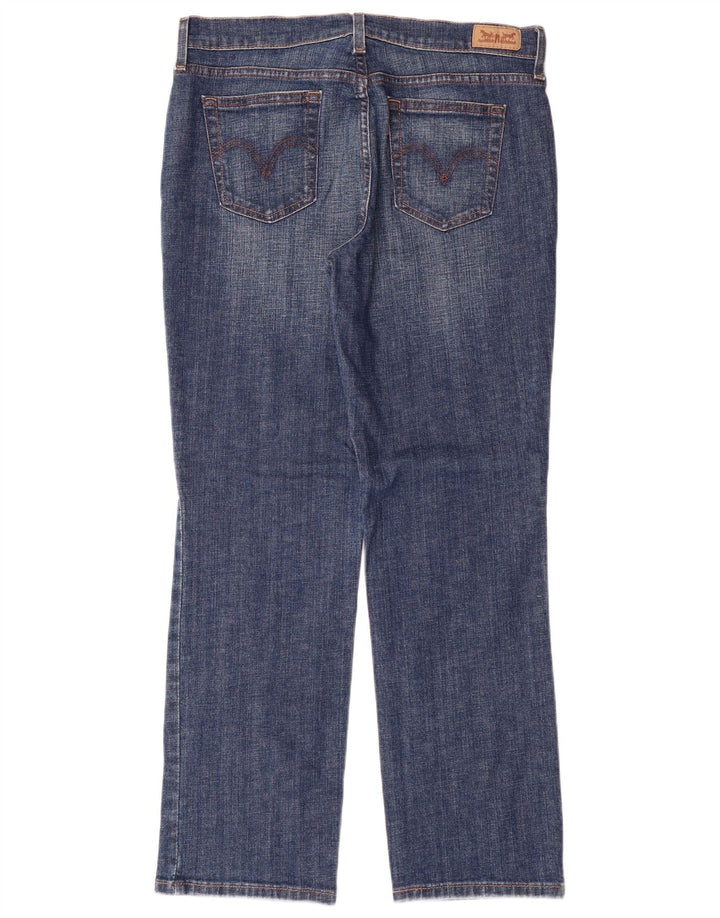 LEVI'S Blugi drepti 505 pentru femei US 10 mare W32 L30 bumbac albastru
