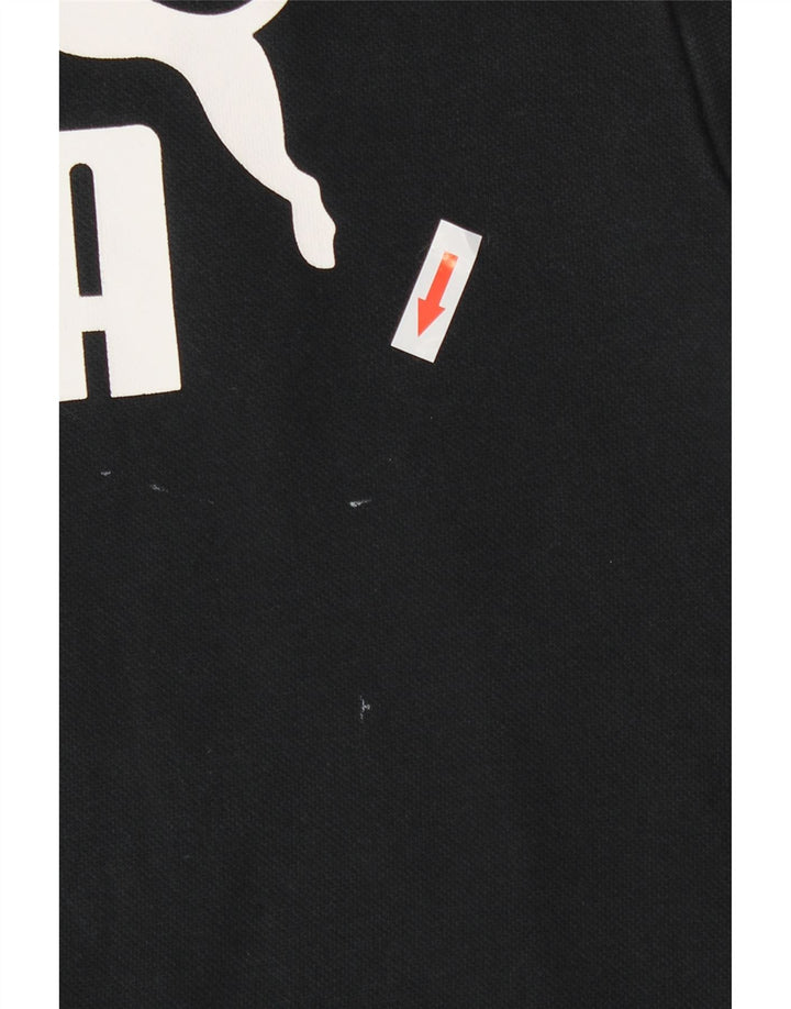 Pulover pentru bărbați Puma Graphic Hoodie, bumbac mediu negru