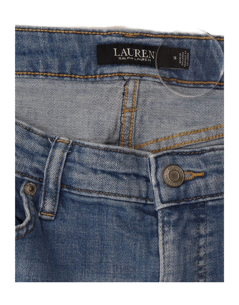 RALPH LAUREN Womens Straight Jeans US 14 XL W34 L30 Blue Cotton Vintage Ralph Lauren and Second-Hand Ralph Lauren from Messina Hembry 