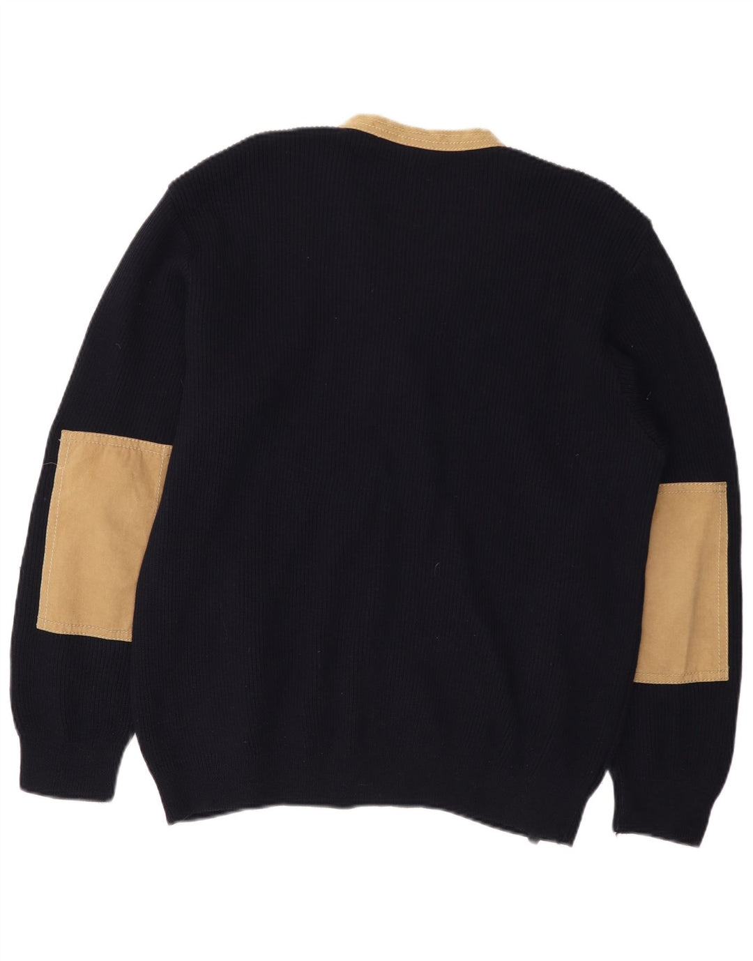 PAUL & SHARK Pulover cu decolteu în V pentru bărbați, mare, albastru, lână color bloc