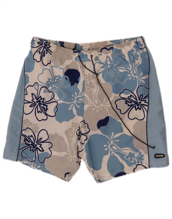 Pantaloni scurți de înot Colmar pentru bărbați IT 48 Medium Blue Floral Poliester
