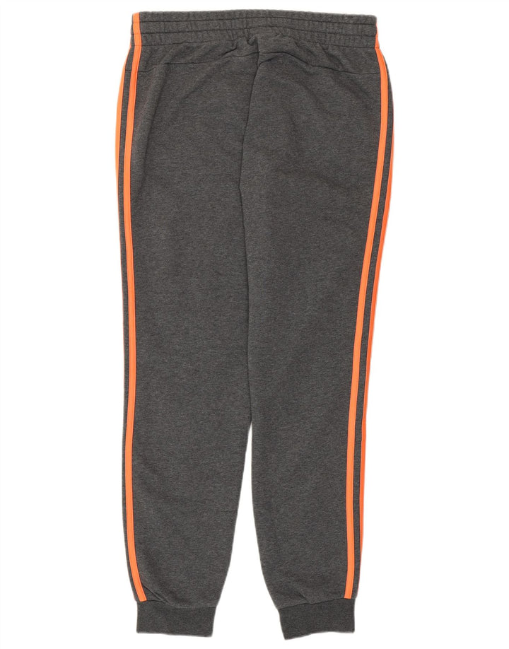 Pantaloni de trening pentru femei ADIDAS Joggeri UK 12/14 Bumbac gri mediu