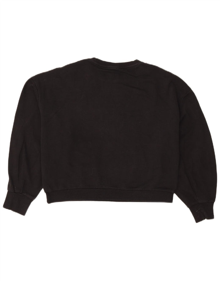 Reebok Jumper oversize Crop pentru femei UK 12/14 Medium Black