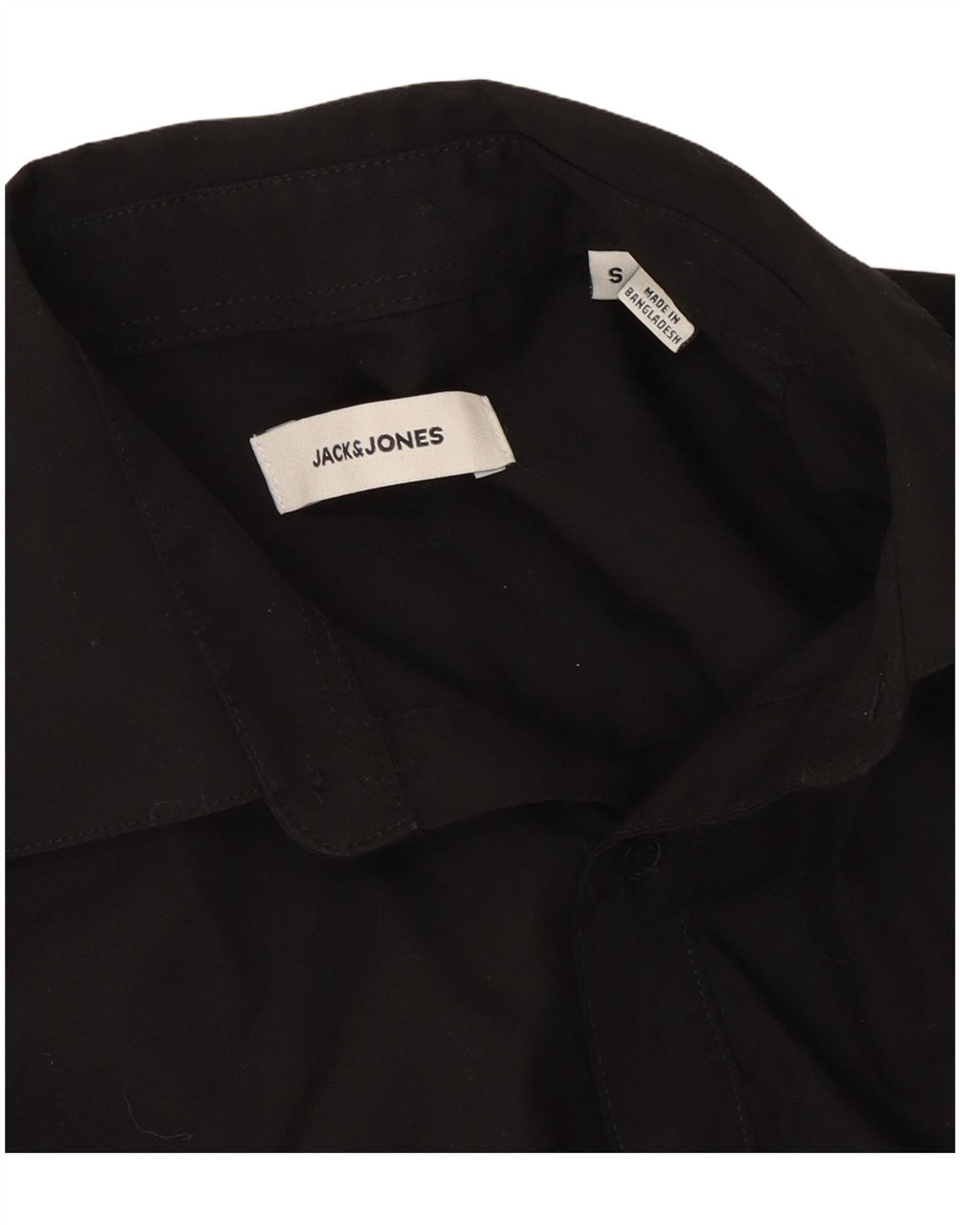 Cămașă Jack & Jones Bărbați Mic Negru Bumbac