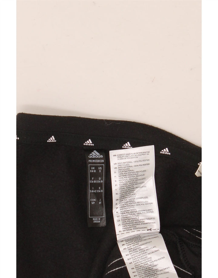 Pulover adidas pentru femei UK 8/10 Poliester negru mic