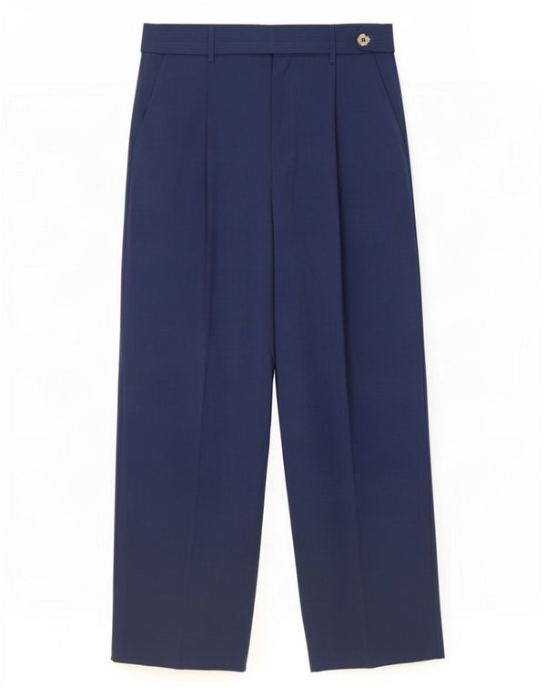 Pantaloni chino drepți pentru femei Zara L30 L31 Poliester bleumarin