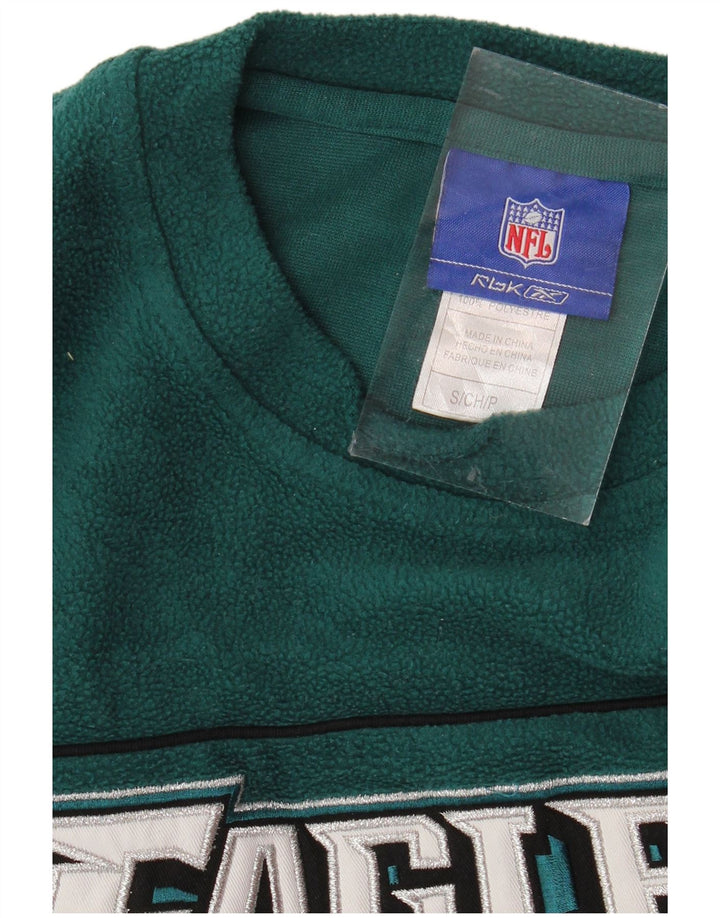 Pulover pentru bărbați Philadelphia Eagles Graphic Fleece, verde mic, REEBOK