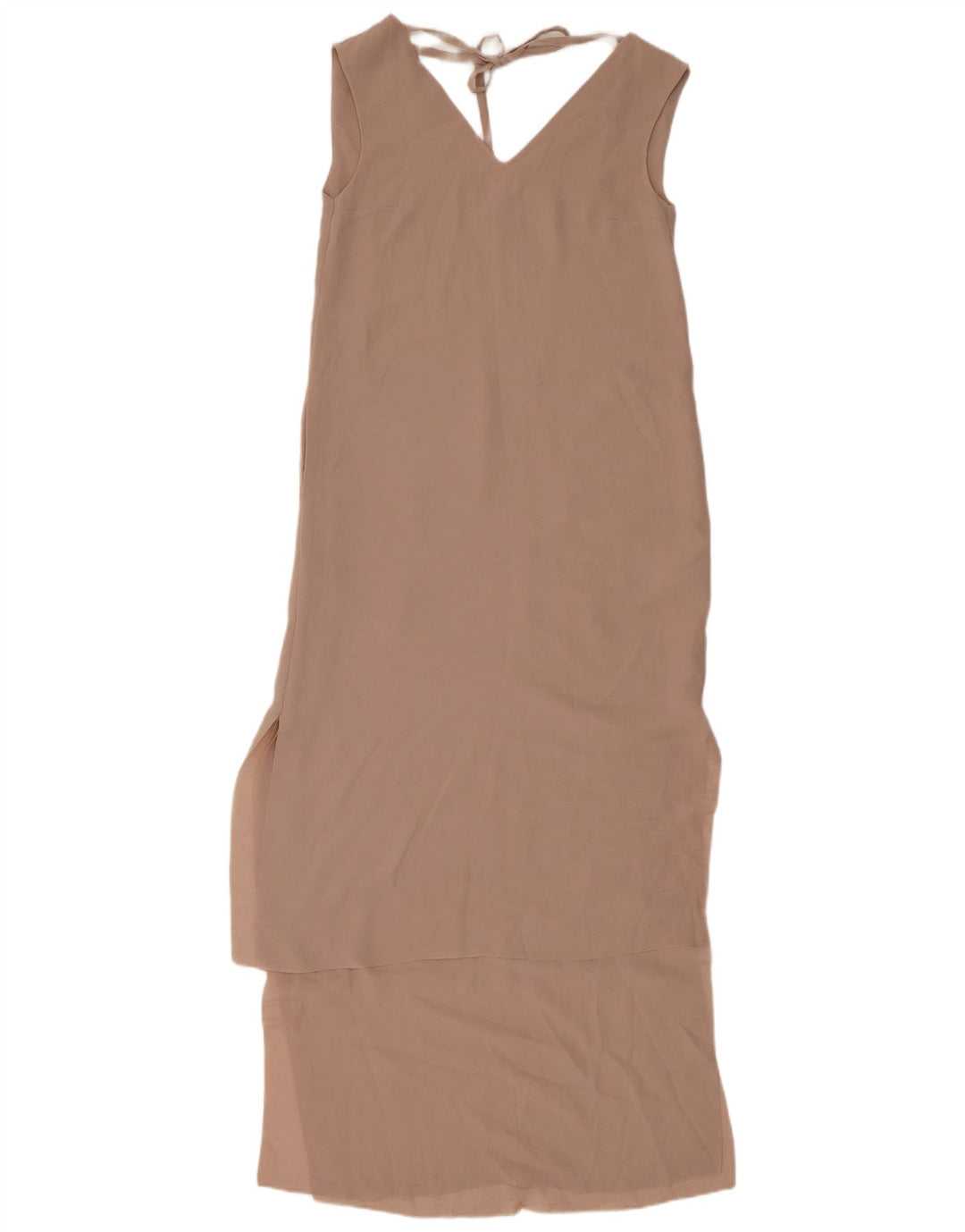 Rochie Maxi fără mâneci Cos EU 34 XS Bej Poliester