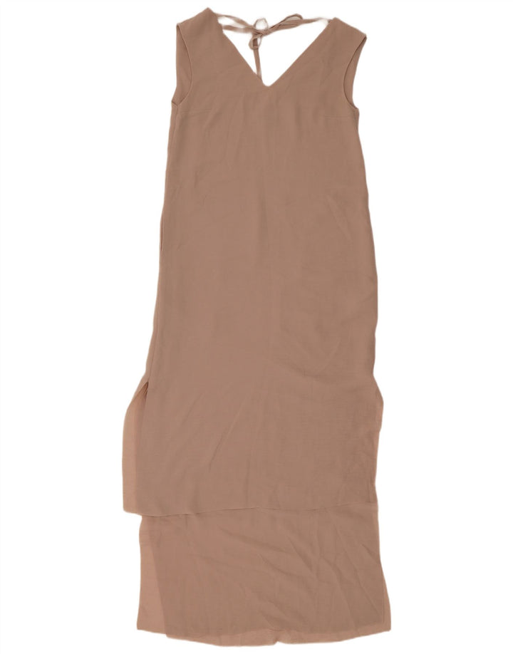 Rochie Maxi fără mâneci Cos EU 34 XS Bej Poliester