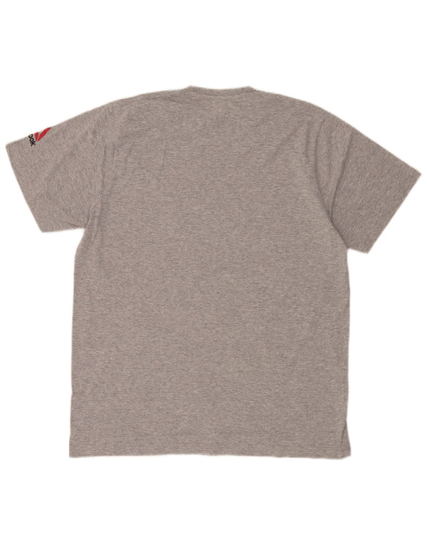 Tricou grafic Reebok Irlanda pentru bărbați Top XL bumbac gri