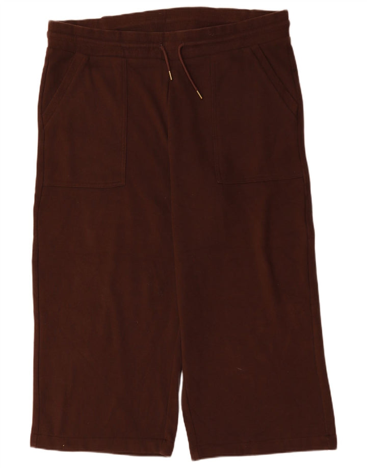 Pantaloni de trening pentru femei Marks & Spencer Crop UK 22 3XL Maro Poliester