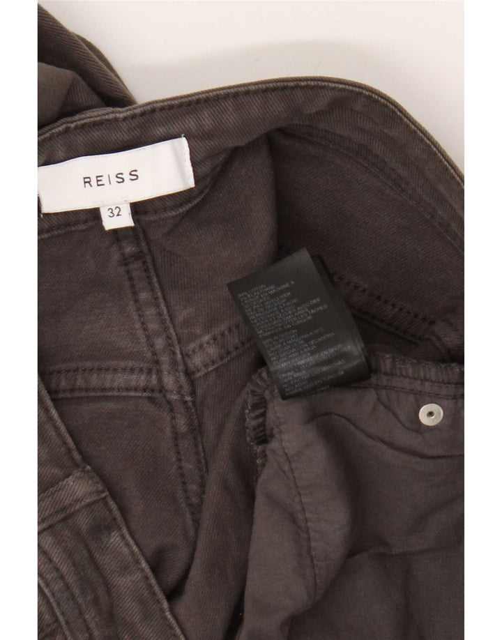 Blugi subțiri pentru bărbați Reiss W32 L32 bumbac gri