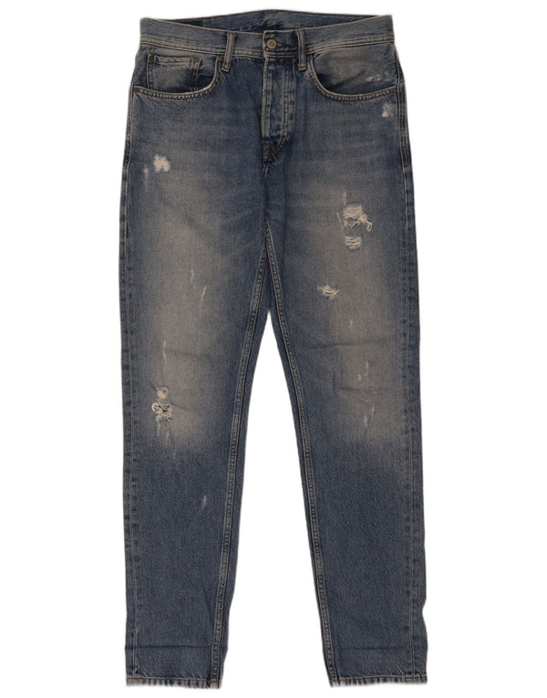 PEPE Jeans Blugi conici pentru femei Malton, cu ajustare relaxată, L32 L33 Albastru