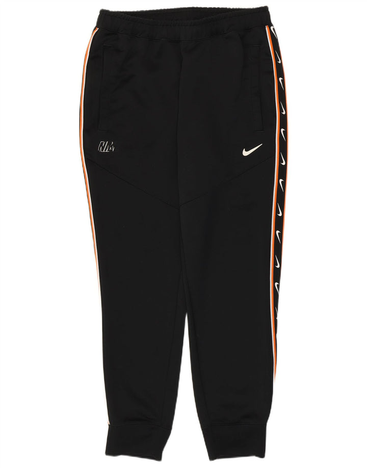 Pantaloni de trening grafic Nike pentru femei Pantaloni de jogging UK 14 Poliester mediu negru