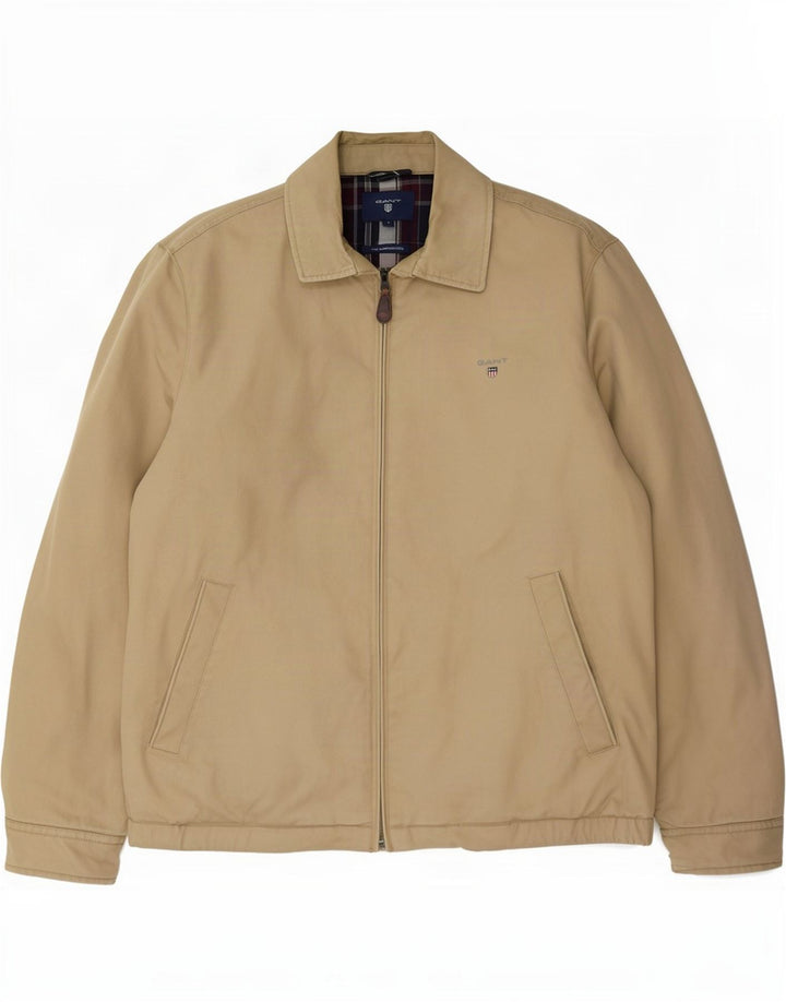 Gant Bomber Jacket pentru bărbați UK 40 mare, bej, bumbac