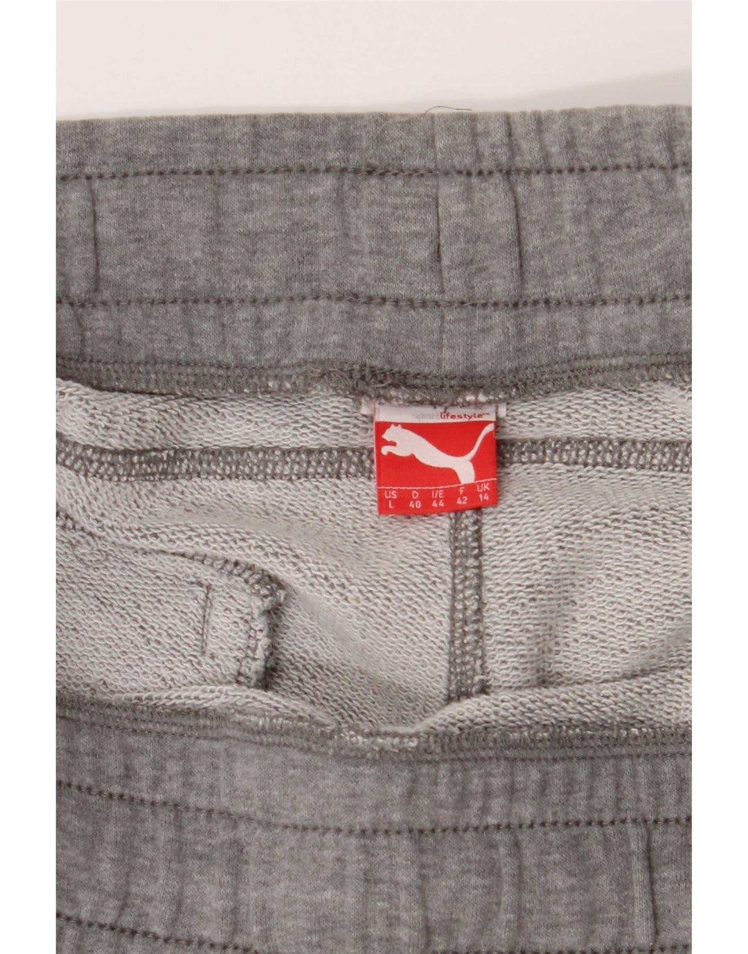 Pantaloni scurti sport Puma pentru femei UK 14 Large W32 Gri