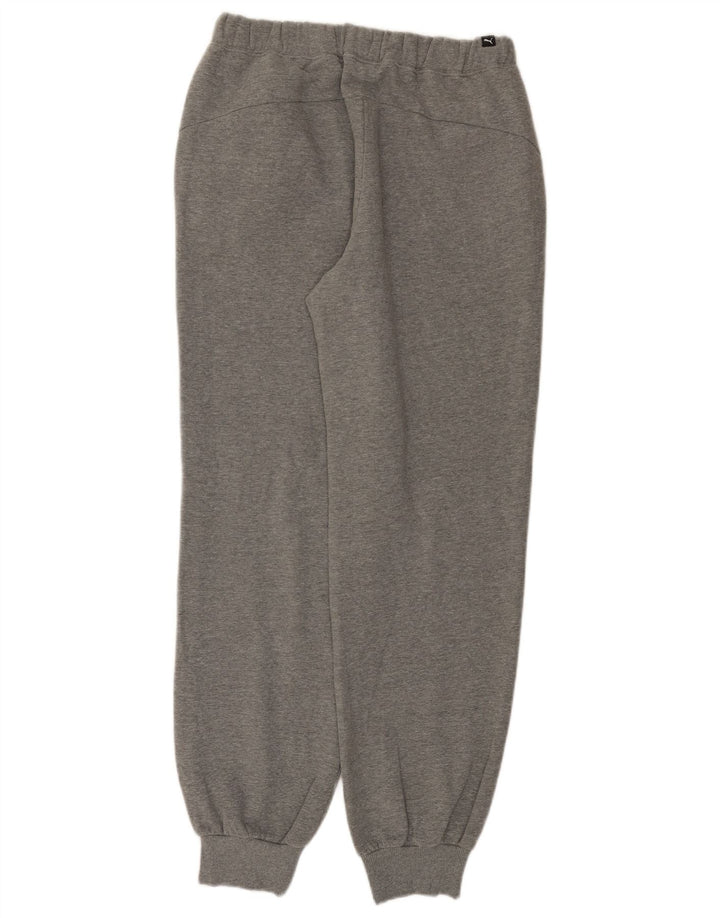 Pantaloni de trening Puma Graphic pentru bărbați Joggeri din bumbac gri mediu