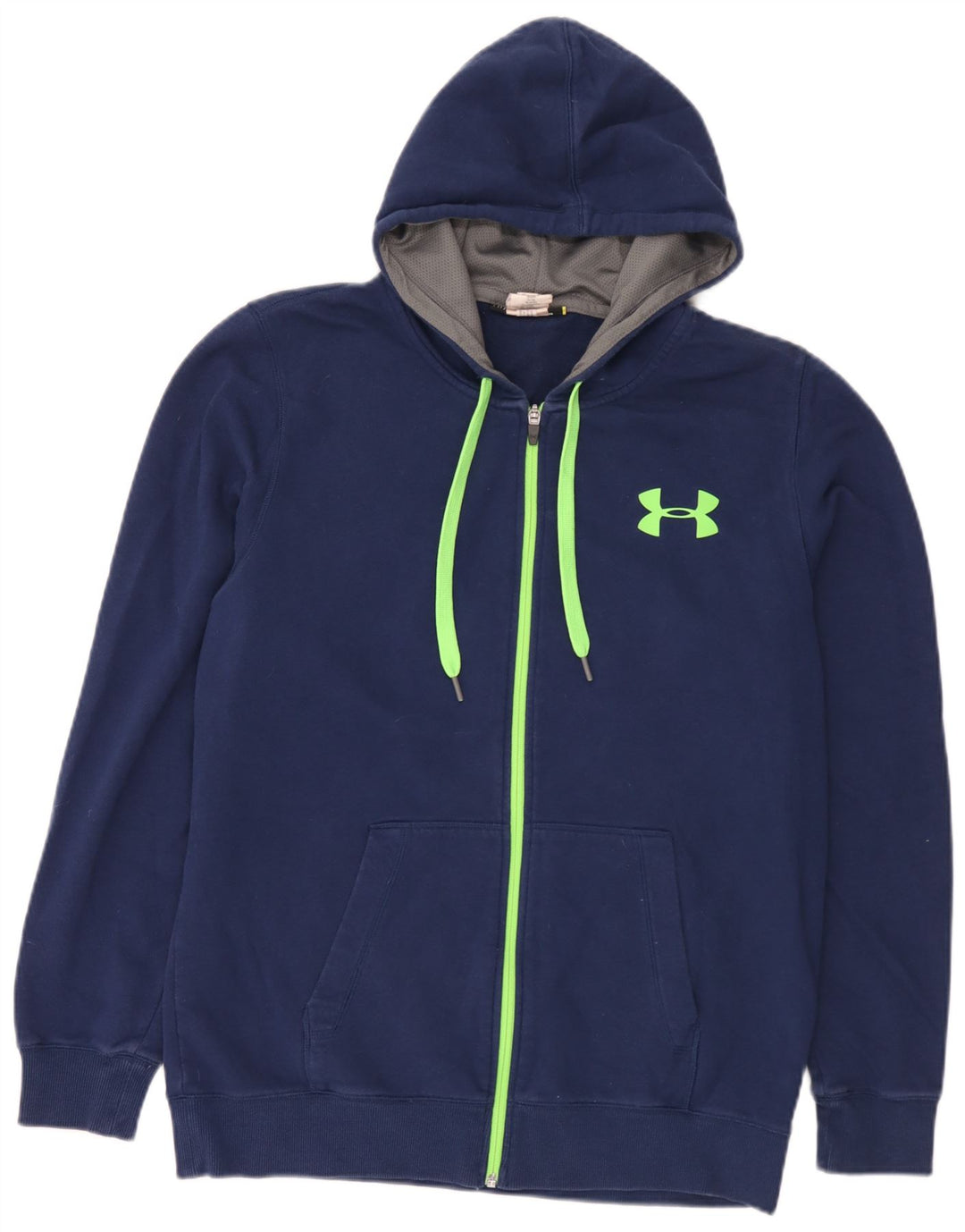 Pulover pentru bărbați Under Armour, cu fermoar, bumbac, albastru