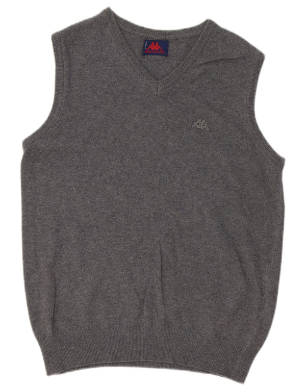 Cappa bărbătesc Vest Tank Top Lână Gri mediu