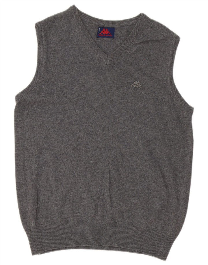 Cappa bărbătesc Vest Tank Top Lână Gri mediu