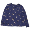 Bluză cu mânecă lungă pentru femei Marks & Spencer UK 12 Medium Bleumarin Floral