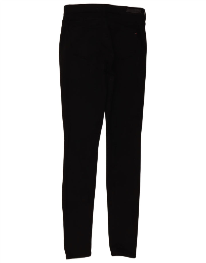 Blugi skinny pentru femei TOMMY HILFIGER W26 L32 bumbac negru