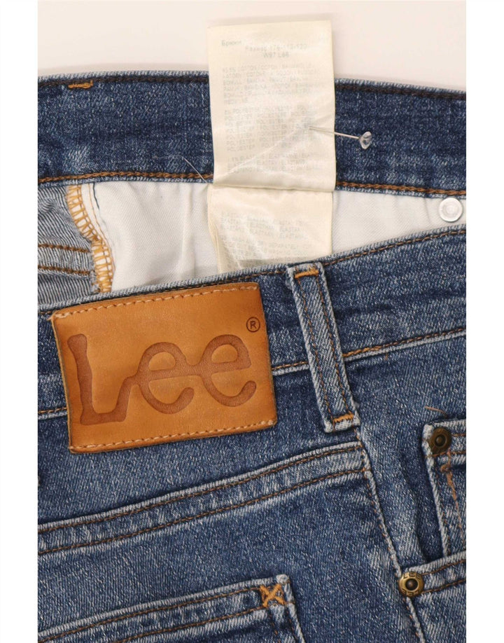 Blugi cropped Lee Rider pentru bărbați W38 L34 Bumbac albastru