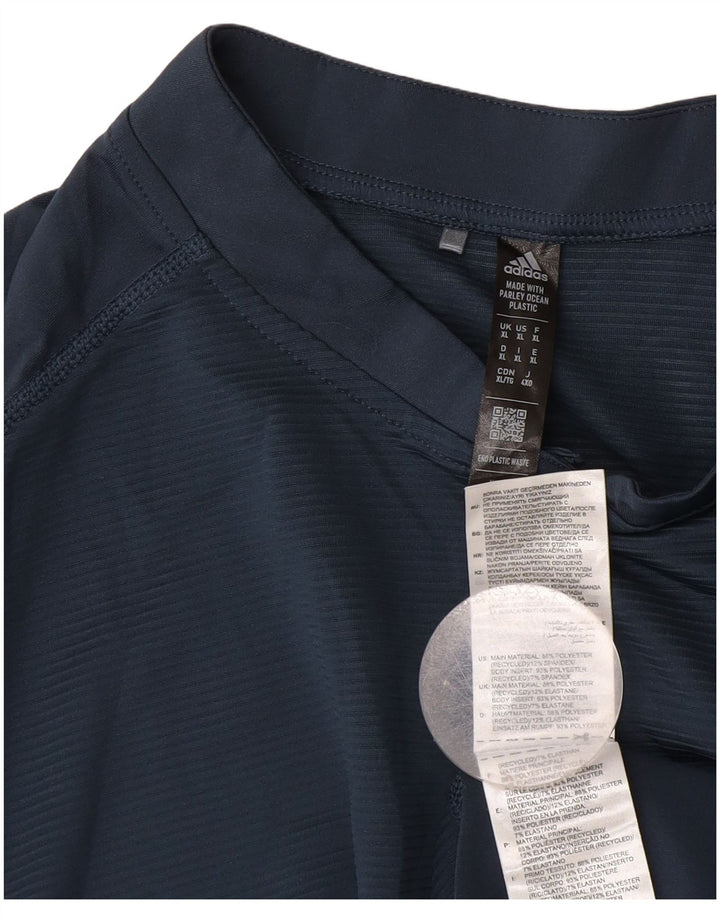 Tricou pentru bărbați Adidas Aeroready Top XL Bleumarin Poliester