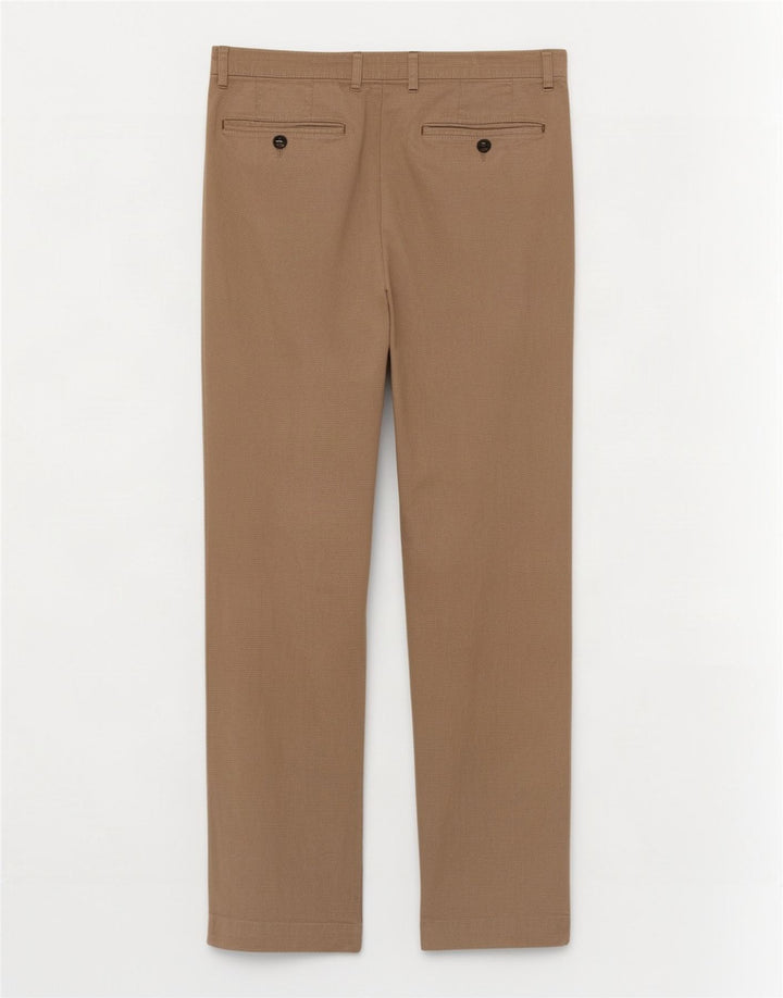 Ted Baker Pantaloni drepți pentru bărbați L34 L32 bumbac bej