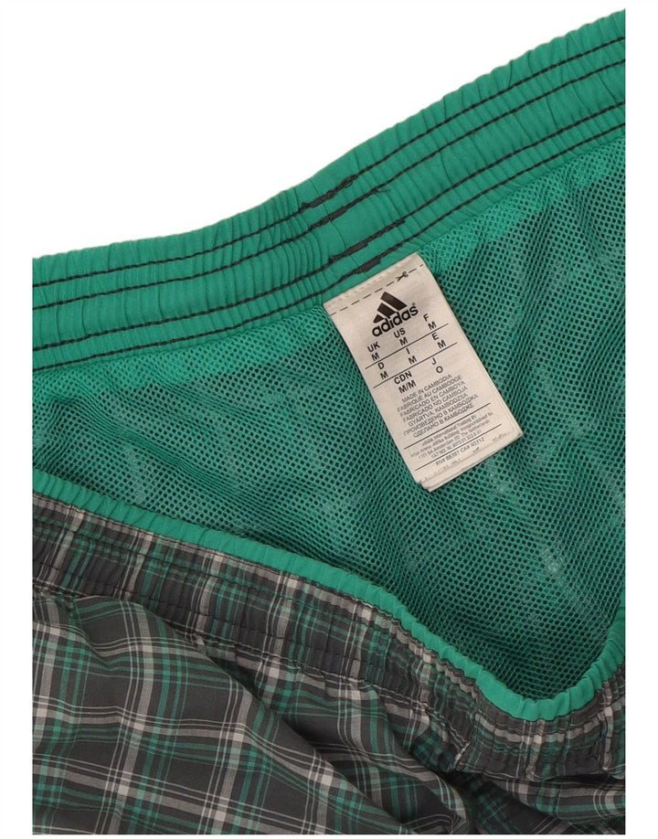 Pantaloni scurți de înot Adidas pentru bărbați, poliester verzi mediu