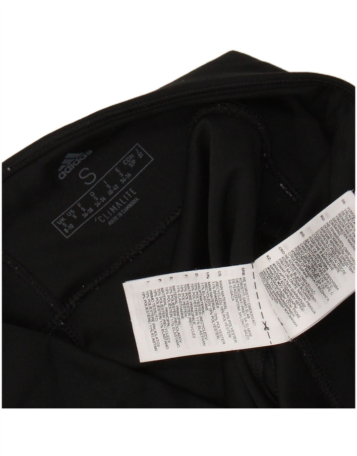 Leggings Climalite ADIDAS pentru femei UK 8/10 Poliester negru mic