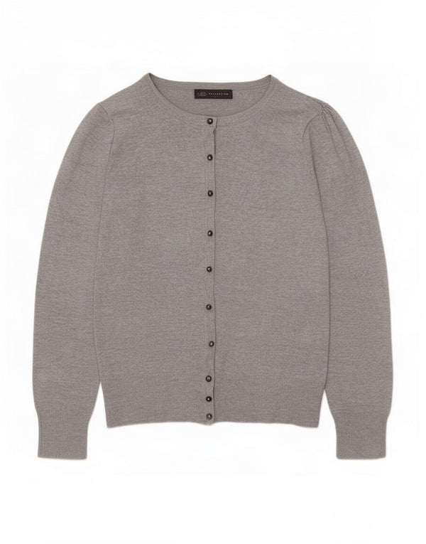 Pulover cardigan pentru femei Marks & Spencer UK 10 mic, gri, viscoză
