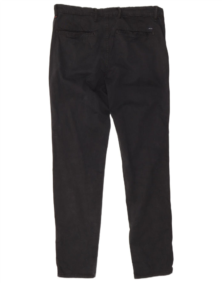 Pantaloni chino slim pentru bărbați Zara EU 40 Medium L31 L30 Negru