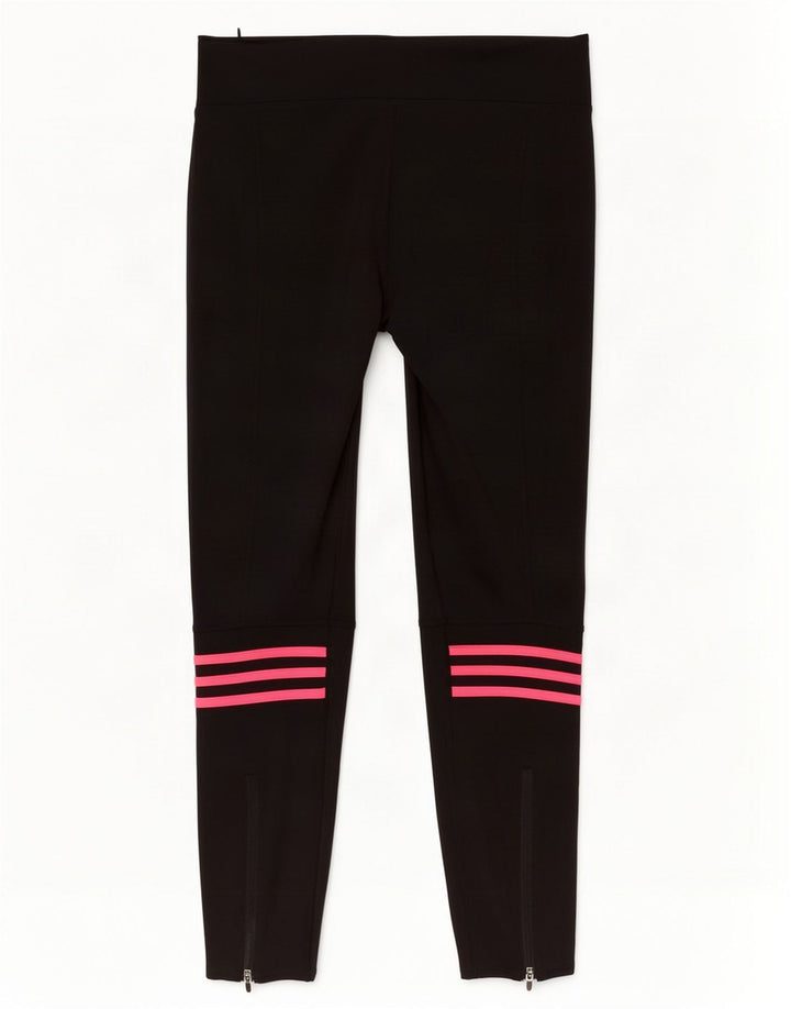 Leggings crop pentru femei Adidas UK 12/14 Poliester mediu negru