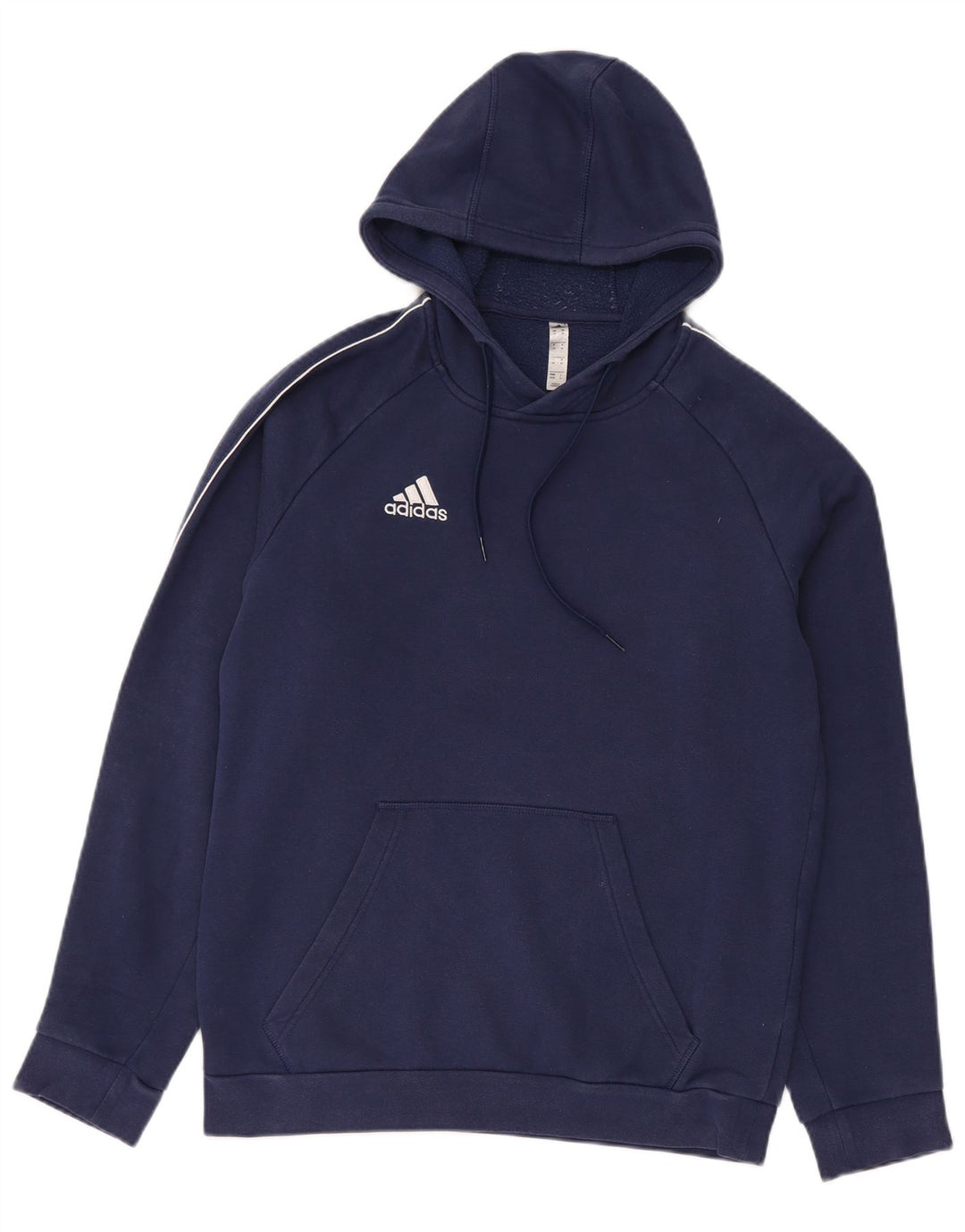 Pulover Adidas pentru bărbați, bumbac, albastru bleumarin mediu